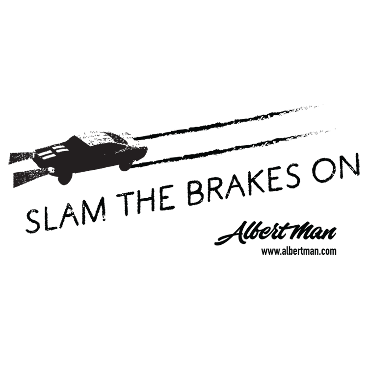 Slam the Brakes On merchandise artwork - car